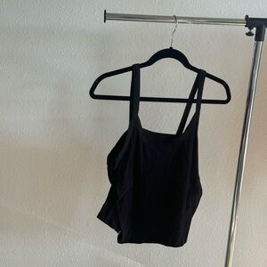 Women’s black tank top